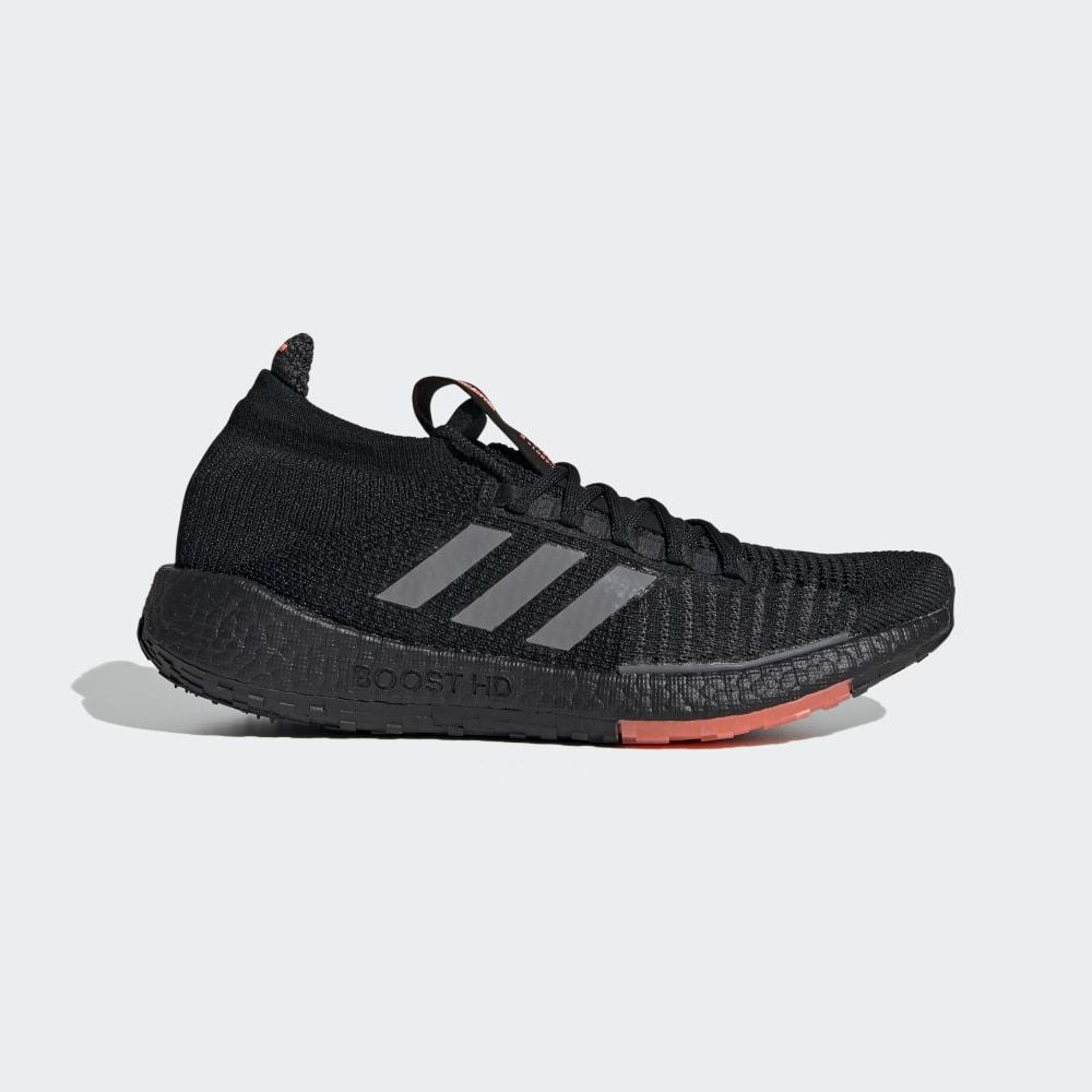Adidasi Alergare Adidas Pulseboost HD Barbati Romania - Negrii/Gri/Corai EG0971